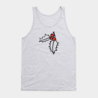 Holly berries Tank Top